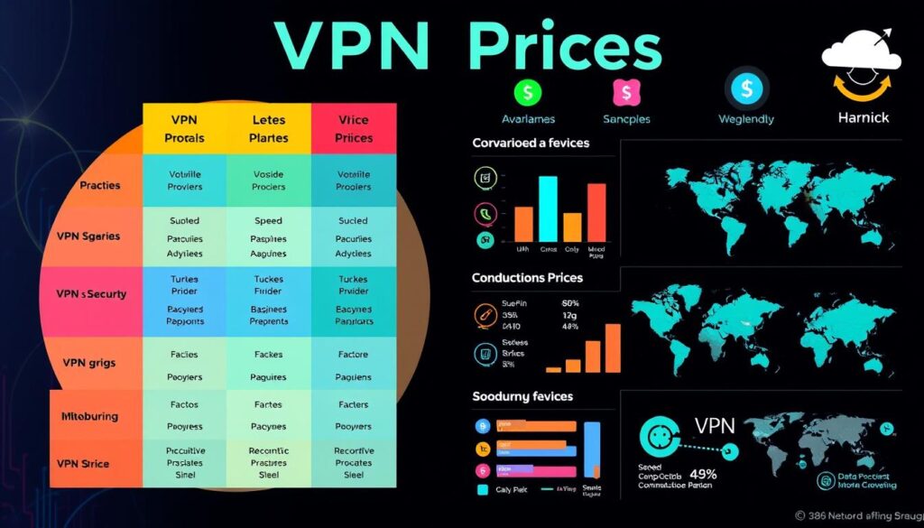 comparação de preços VPNs