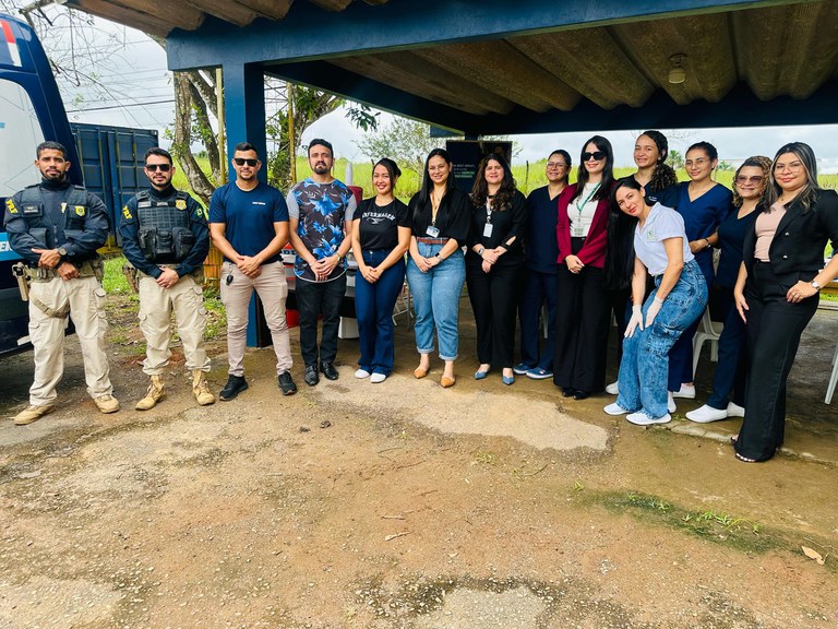 Comando de Saúde Preventiva para Caminhoneiros realizado pela PRF/AC no estado do Acre.